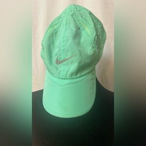Nike Dri-FIT Green Cap with Silver Accents